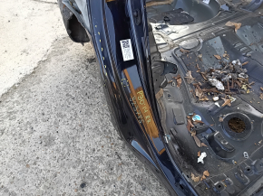 Right rear fender dent on a Toyota Prius 30 13-15, black, dented, bump