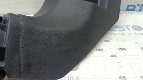 Lower left front pillar trim for Nissan Rogue 23-26, black, US built, scratches