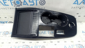 Nissan Rogue 21-26 AWD US built center console cup holder trim, gloss black, scratches