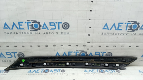 The left front pillar molding of a 2021-26 Nissan Rogue has become worn out.