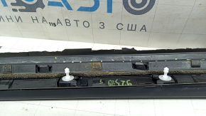 The left front pillar molding of a 2021-26 Nissan Rogue has become worn out.