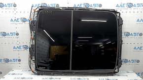 Sunroof assembly for Ford Escape MK3 13-19, panoramic, gray curtain, curtain for cleaning