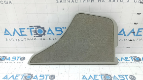 Right trunk lid for Toyota Prius 30 12-15, gray, type 1, needs dry cleaning, scratches, broken fasteners
