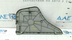 Right trunk lid for Toyota Prius 30 12-15, gray, type 1, needs dry cleaning, scratches, broken fasteners