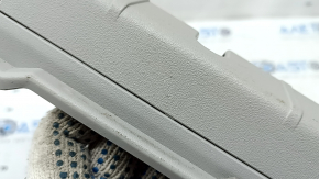 Toyota Prius 30 10-15 trunk opening trim, gray, with bracket trim, scratches, broken fastener, needs cleaning