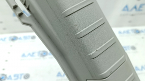 Toyota Prius 30 10-15 trunk opening trim, gray, with bracket trim, scratches, broken fastener, needs cleaning