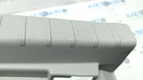 Toyota Prius 30 10-15 trunk opening trim, gray, with bracket trim, scratches, broken fastener, needs cleaning