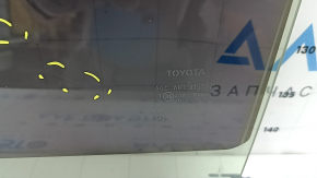 Toyota Prius 30 rear left door glass, 10-15 scratches