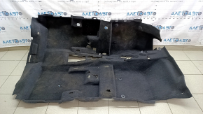 Front floor covering for Nissan Rogue 21-23, black, dry-cleanable