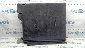 Left rear seat backrest, 2nd row, Nissan Rogue 23-26, black fabric, US built, with seat belt and armrest, scratches