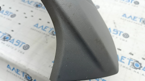 Ford Escape MK3 17-19 front bumper lip trim, gray structure, scratches