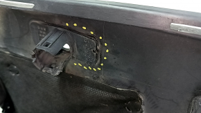 Rear bumper bare Ford Escape MK3 2017-2019, restyling for parking sensors, structure, scratches, cracks in the mounts
