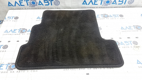 Rear left fabric floor mat for Ford Escape MK3 13-19 black, for cleaning