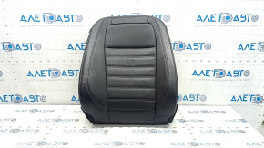 Ford Escape MK3 17-19 passenger seat back upholstery, black leather, heated