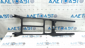 Ford Escape MK3 17-19 center console trim without cup holders, black