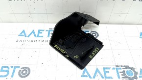 Front left passenger seat runner trim for Ford Escape MK3 2013-2019, black, with plug, scratches