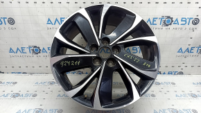 Wheel rim R19 x 7J ET45 Mazda CX-5 22-25 black with chrome, type 2, light curb
