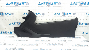 Left side center console trim for Ford Escape MK3 2017-2019, black, with plug, scratches, worn, broken mount