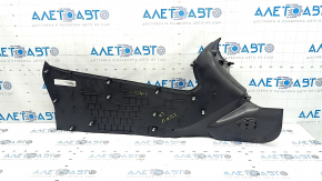 Left side center console trim for Ford Escape MK3 2017-2019, black, with plug, scratches, worn, broken mount