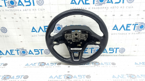 Naked steering wheel for Ford Escape MK3 2017-2019, black leather, heated, worn, scratches