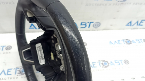 Naked steering wheel for Ford Escape MK3 2017-2019, black leather, heated, worn, scratches