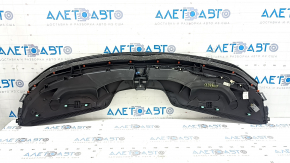 Ford Escape MK3 13-19 black upper center dash trim panel with crack in mount