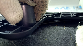 Ford Escape MK3 2017-2019 headliner, gray, for panoramic windows, brackets peeling off, needs cleaning