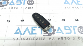 Ford Escape MK3 13-19 smart key, 5 buttons, peeling chrome, bumps