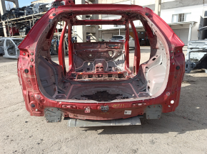 Mazda CX-5 17-24 rear panel assembly, 2 parts, BSM on the body, red