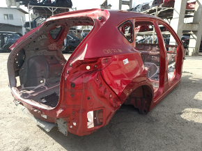 Right rear quarter wing of a Mazda CX-5 17-24, red, dented