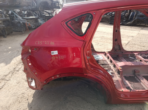 Right rear quarter wing of a Mazda CX-5 17-24, red, dented