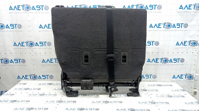 Rear seat backrest, 2nd row, left, Ford Escape MK3 13-18, black leather, with belt and armrest