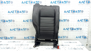Rear seat backrest, 2nd row, right, Ford Escape MK3 13-18, black leather