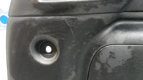 Left arch trim for Jeep Grand Cherokee WL 22-26, black, plastic, with overlays, scratches, worn
