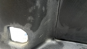 Left arch trim for Jeep Grand Cherokee WL 22-26, black, plastic, with overlays, scratches, worn