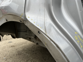 Right rear fender dent on Ford Escape MK3 13-19 body, silver, dented