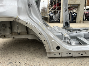 Right rear fender dent on Ford Escape MK3 13-19 body, silver, dented