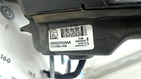 Right side mirror assembly for Jeep Grand Cherokee WL 21-26, 8+4 pins, turn signal, heated, BSM, chrome housing, black
