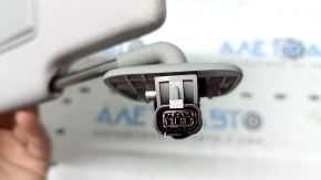 Left visor for Jeep Grand Cherokee WL 21-26, gray, with backlight, without hook, Home link, for cleaning