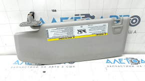 Right visor for Jeep Grand Cherokee WL 21-23, gray, with backlight, without hook
