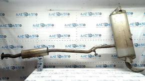 Rear muffler with barrel for Nissan Rogue 22-23 1.5T dents on the barrel