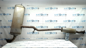 Rear muffler with barrel for Nissan Rogue 22-23 1.5T dents on the barrel