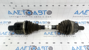 The front right drive axle shaft of a Mercedes X247 GLB 20-26 AWD has a torn boot.