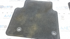 Set of fabric floor mats for Jeep Grand Cherokee WL 21-26, black, for cleaning