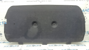 Jeep Grand Cherokee WL 21-26 hood insulation is torn and dented.