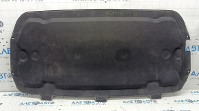 Jeep Grand Cherokee WL 21-26 hood insulation is torn and dented.