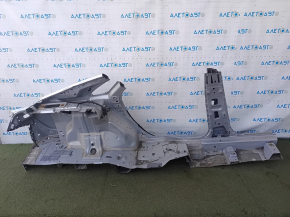 Quarter wing rear left Lincoln MKZ 13-20 silver, on the body