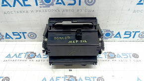 Jeep Grand Cherokee WL 21-26 center console pocket, glossy black, backlit, scratches