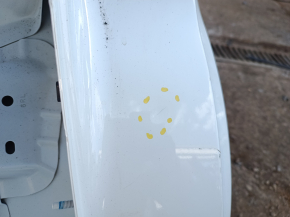 Quarter wing rear left Nissan Rogue 21-26 on the body, white, bump, dent