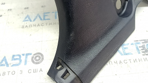 Lower left center pillar trim for Toyota Rav4 13-18, black, scratches